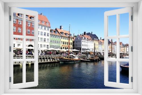 Fototapeta Naklejka Na Ścianę Okno 3D - コペンハーゲンの街並み