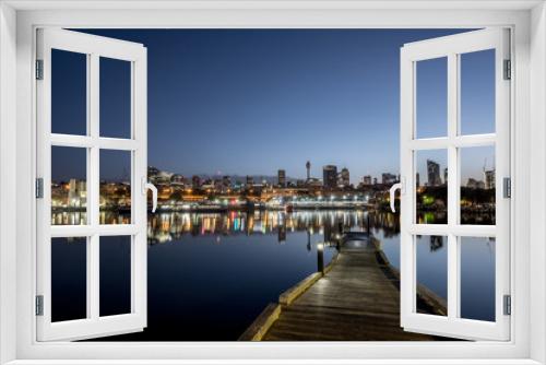 Fototapeta Naklejka Na Ścianę Okno 3D - Sydney's Blackwattle Bay at dawn