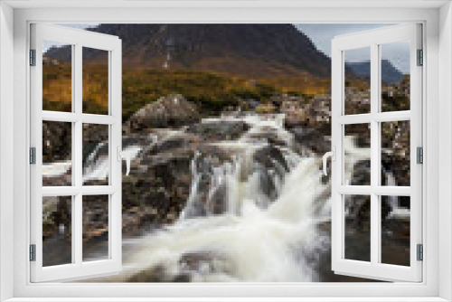 Fototapeta Naklejka Na Ścianę Okno 3D - Portrait of Waterfall near Ballaculish