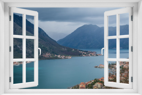 Fototapeta Naklejka Na Ścianę Okno 3D - Stunning landscape of the Bay of Kotor