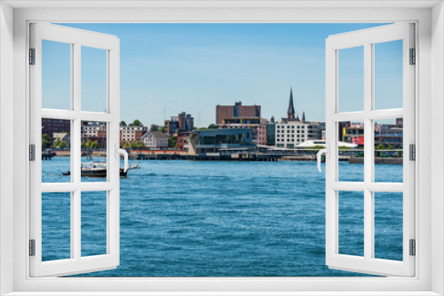Fototapeta Naklejka Na Ścianę Okno 3D - View of Portland Harbor in Maine, USA