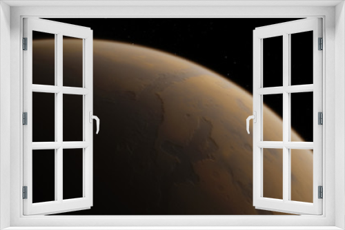 Fototapeta Naklejka Na Ścianę Okno 3D - Mars. Astronomy and science concept. Space theme.