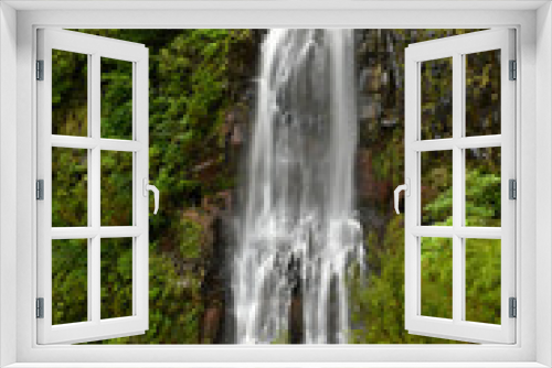 Fototapeta Naklejka Na Ścianę Okno 3D - Risco waterfall - madeira island