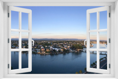 Fototapeta Naklejka Na Ścianę Okno 3D - Surfers Paradise Panoramic Aerial Landscape View