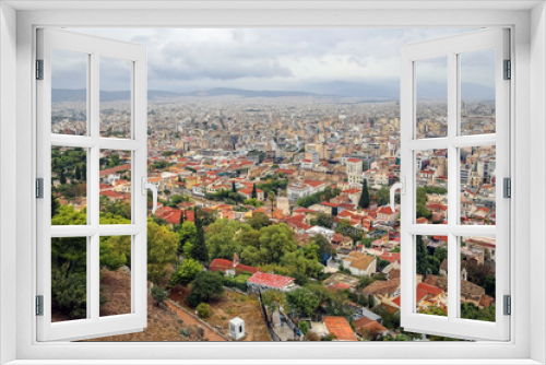 Fototapeta Naklejka Na Ścianę Okno 3D - View of Athens from the Acropolis
