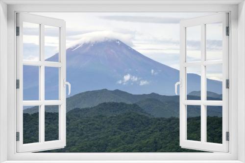 大室山からの夏の富士山