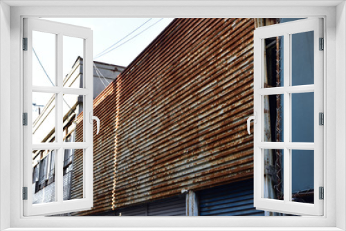 Fototapeta Naklejka Na Ścianę Okno 3D - 日本の古い建物