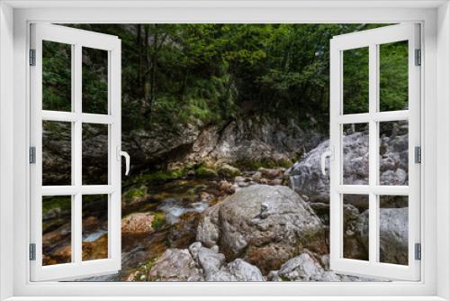 Fototapeta Naklejka Na Ścianę Okno 3D - An der Savica