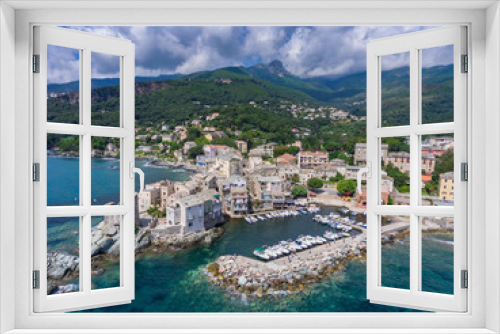 Fototapeta Naklejka Na Ścianę Okno 3D - Erbalunga an der Ostküste des Cap Corse auf Korsika
