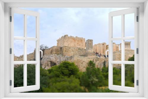 Fototapeta Naklejka Na Ścianę Okno 3D - View on Acropolis Hill in Athens, Greece