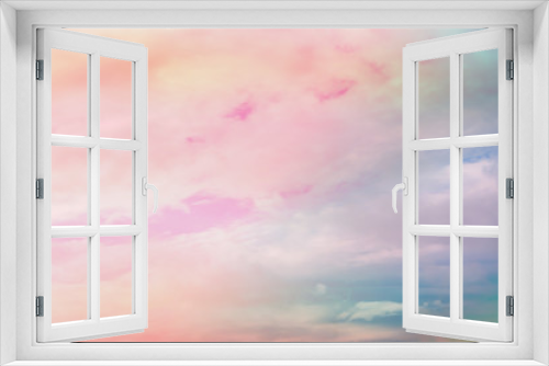 pastel pink and blue color sky wallpaper background