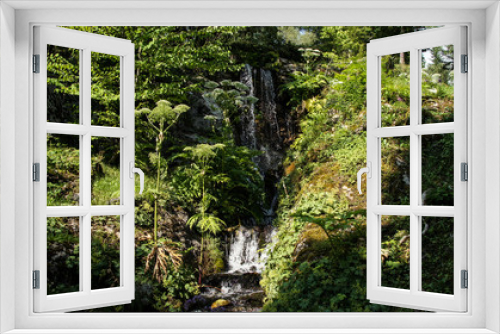 Fototapeta Naklejka Na Ścianę Okno 3D - Samoens Wasserfall