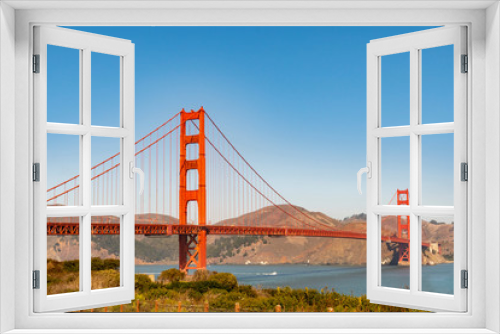 Fototapeta Naklejka Na Ścianę Okno 3D - famous Golden Gate Bridge