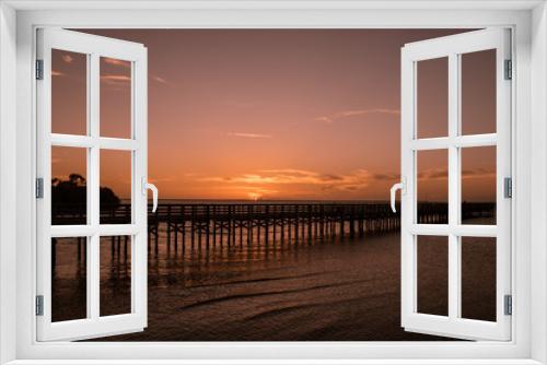 Fototapeta Naklejka Na Ścianę Okno 3D - Sunset on the Gulf of Mexico