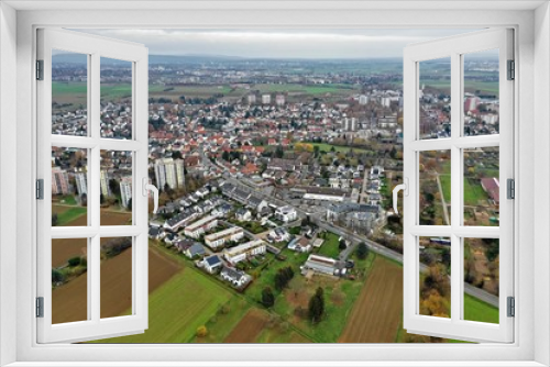 Fototapeta Naklejka Na Ścianę Okno 3D - Steinbach in Hessen aus der Luft