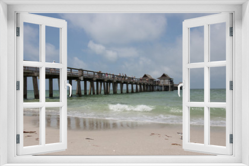 Fototapeta Naklejka Na Ścianę Okno 3D - naples beach florida