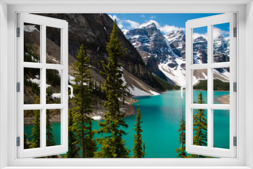 Fototapeta Naklejka Na Ścianę Okno 3D - Moraine Lake