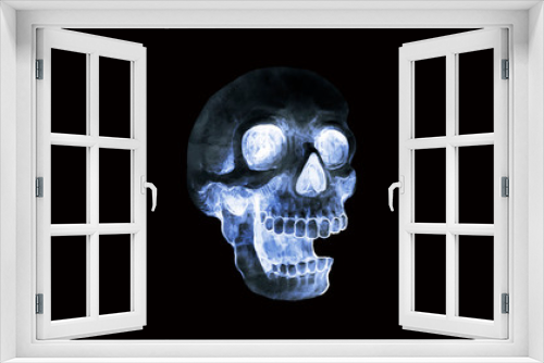 Fototapeta Naklejka Na Ścianę Okno 3D - Illustration of a skull icon vector for Halloween