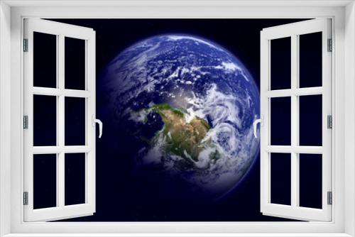 Fototapeta Naklejka Na Ścianę Okno 3D - View of planet Earth in space. Elements of this image furnished by NASA