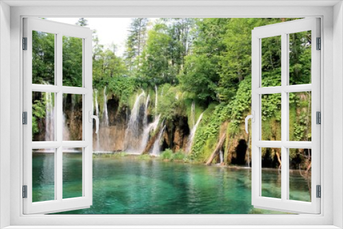 Fototapeta Naklejka Na Ścianę Okno 3D - waterfalls in N.P. Plitvice, Croatia