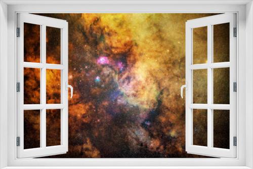 Fototapeta Naklejka Na Ścianę Okno 3D - Multicolored Smooth Nebula Galaxy Artwork Background