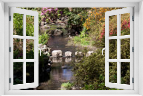 Fototapeta Naklejka Na Ścianę Okno 3D - Bodnant Garden