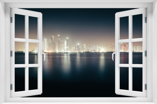 Fototapeta Naklejka Na Ścianę Okno 3D - Dubai Marina Skyline