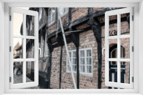 Fototapeta Naklejka Na Ścianę Okno 3D - Medieval street