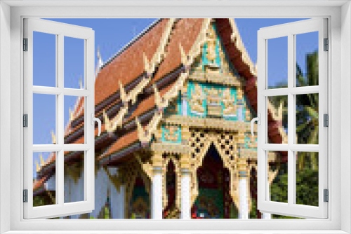 Fototapeta Naklejka Na Ścianę Okno 3D - Buddhist temple in Thailand