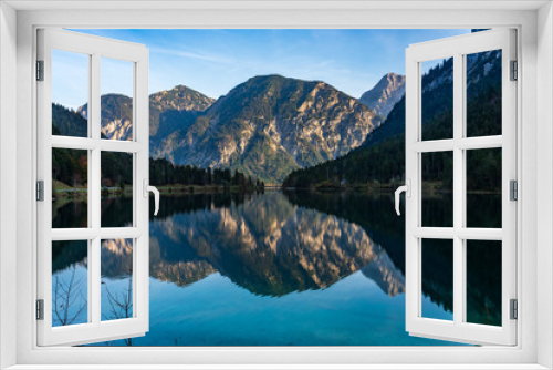 Fototapeta Naklejka Na Ścianę Okno 3D - Österreich - Tirol - Plansee