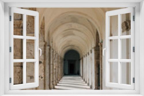 Fototapeta Naklejka Na Ścianę Okno 3D - Arches at Certosa di San Giacomo, in Capri, Italy