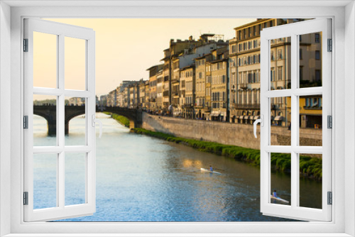 Fototapeta Naklejka Na Ścianę Okno 3D - Ponte Santa Trinita Florence