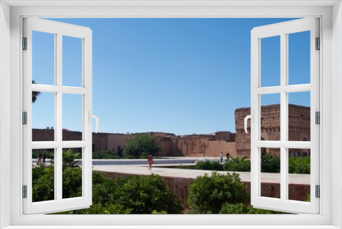 Fototapeta Naklejka Na Ścianę Okno 3D - El Badi Palace, Marrakech