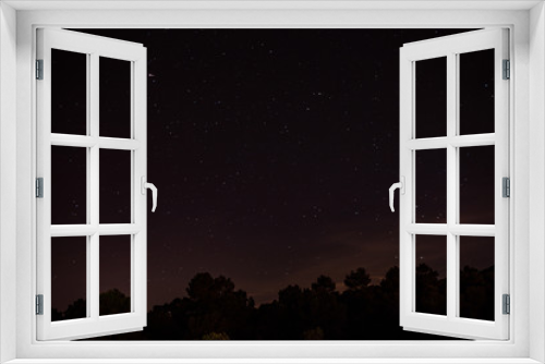 Fototapeta Naklejka Na Ścianę Okno 3D - noche estrellada
