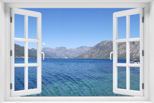 Fototapeta Naklejka Na Ścianę Okno 3D - Bay of Kotor panorama Montenegro 