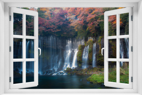 Fototapeta Naklejka Na Ścianę Okno 3D - 滝