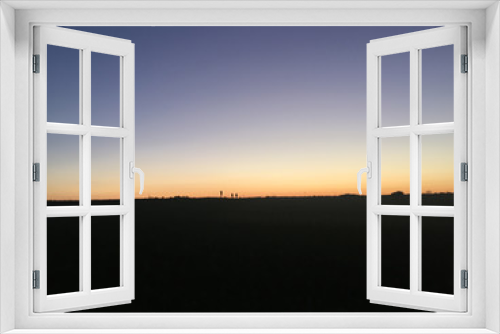 Fototapeta Naklejka Na Ścianę Okno 3D - Horizont Sebastian Blau Weg