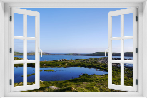 Fototapeta Naklejka Na Ścianę Okno 3D - Coast of the shetland islands late afternoon