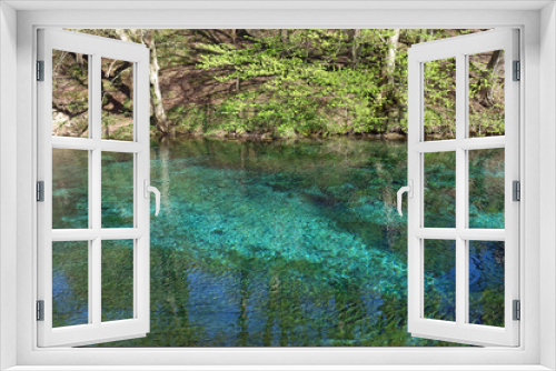 Fototapeta Naklejka Na Ścianę Okno 3D - Die Blaue Quelle in Erl, Tirol