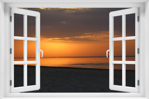 Fototapeta Naklejka Na Ścianę Okno 3D - sea sunset 