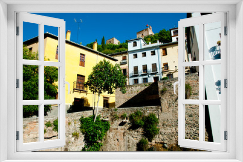Fototapeta Naklejka Na Ścianę Okno 3D - Stone Buildings - Granada - Spain