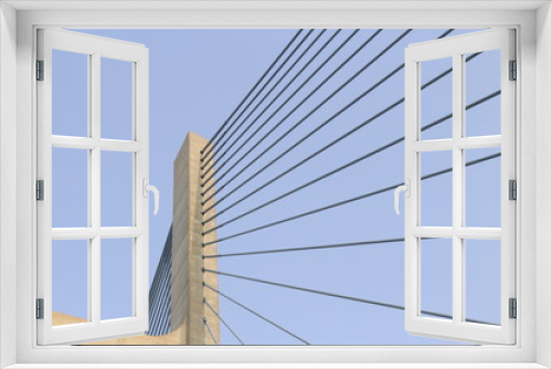 Fototapeta Naklejka Na Ścianę Okno 3D - Bridges and Line