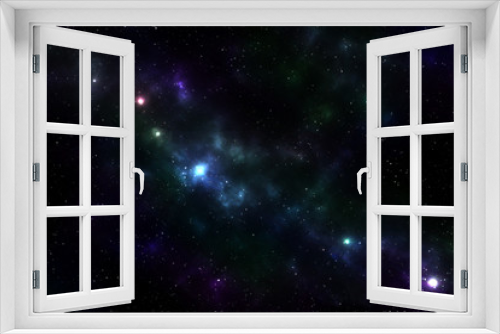 Fototapeta Naklejka Na Ścianę Okno 3D - Stars night sky texture. Illustration of galaxy background.