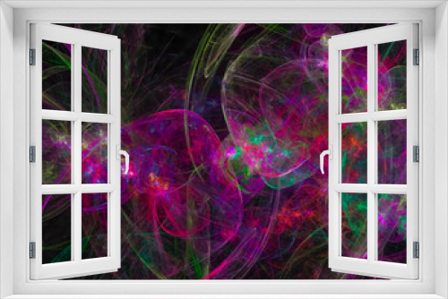 Fototapeta Naklejka Na Ścianę Okno 3D - abstract digital fractal, fantasy design