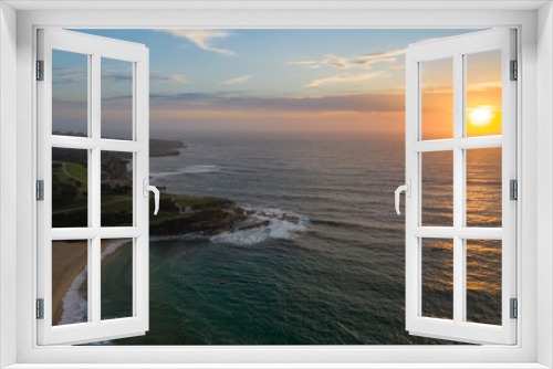 Fototapeta Naklejka Na Ścianę Okno 3D - ocean sunrise