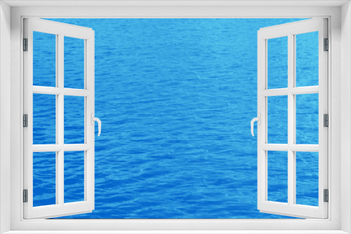 Fototapeta Naklejka Na Ścianę Okno 3D - Blue water sea wave texture background 