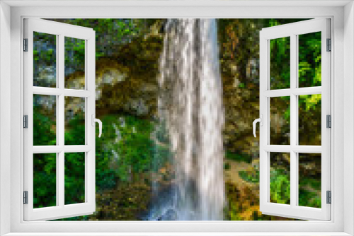 Fototapeta Naklejka Na Ścianę Okno 3D - The Szinva waterfall.