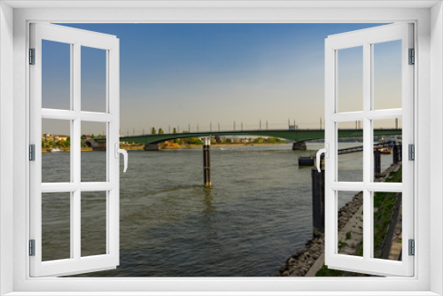 Fototapeta Naklejka Na Ścianę Okno 3D - View to Kennedy Bridge in Bonn
