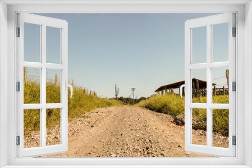 Fototapeta Naklejka Na Ścianę Okno 3D - Estrada de terra