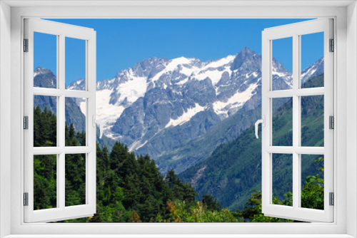 Fototapeta Naklejka Na Ścianę Okno 3D - Spring mountain landscape